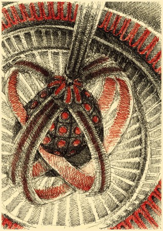 Core (marker on paper)