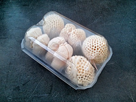 About Eggs (3d print + termoforming, 60x40x30cm)